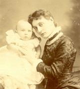 My maternal grandmother Amy with her son Owen